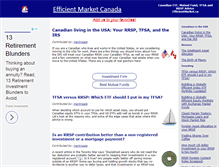 Tablet Screenshot of efficientmarket.ca
